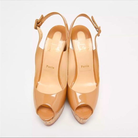 Christian Louboutin Wedge open toe sandals - Picture 2 of 4